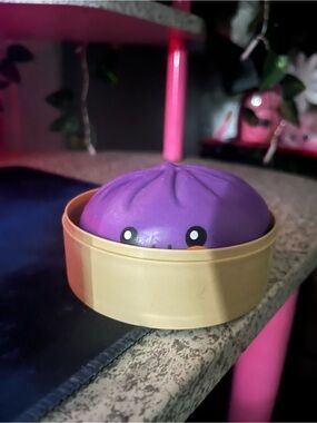 Purple Dumpling Squishy tie dye version